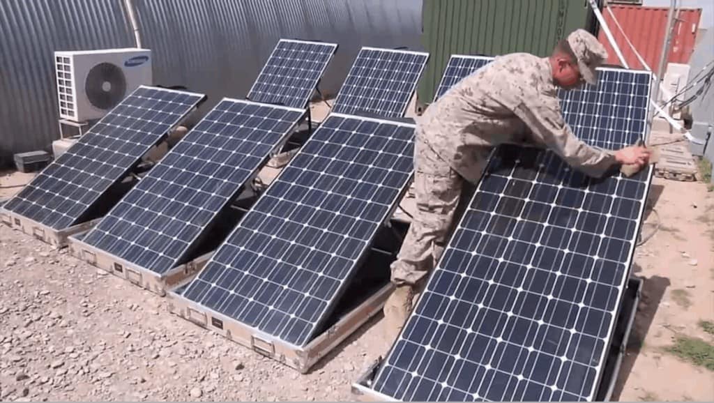 Operational Energy Solar Military Middle East